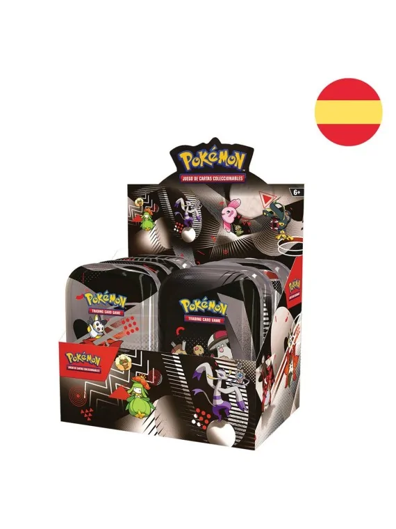 Pokemon TCG: Fulgor Negro y Llama Blanca – Mini Lata (ESP) de Bandai en Pokemon TCG | La Cueva Roja