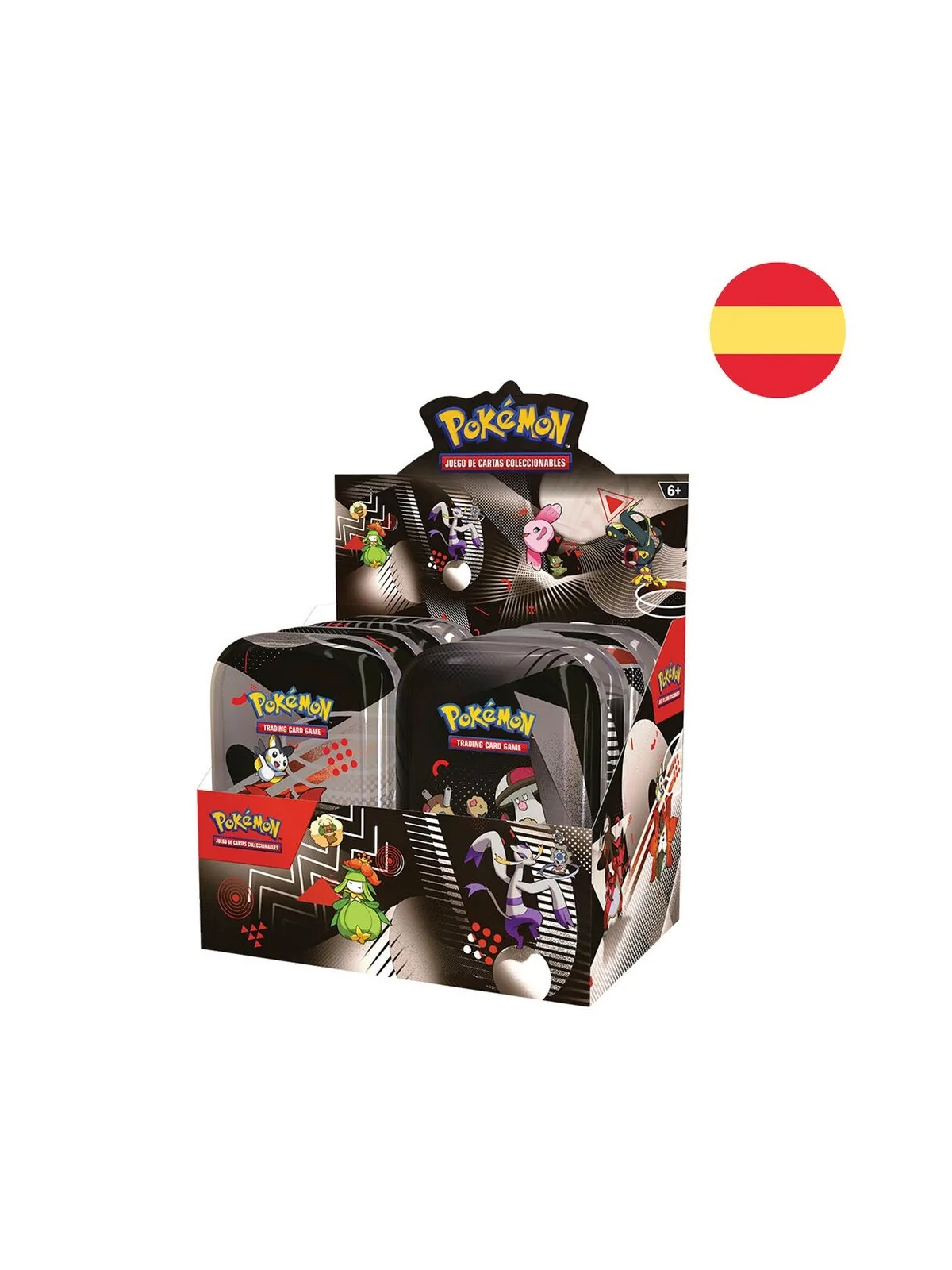 Pokemon TCG: Fulgor Negro y Llama Blanca – Mini Lata (ESP) de Bandai en Pokemon TCG | La Cueva Roja