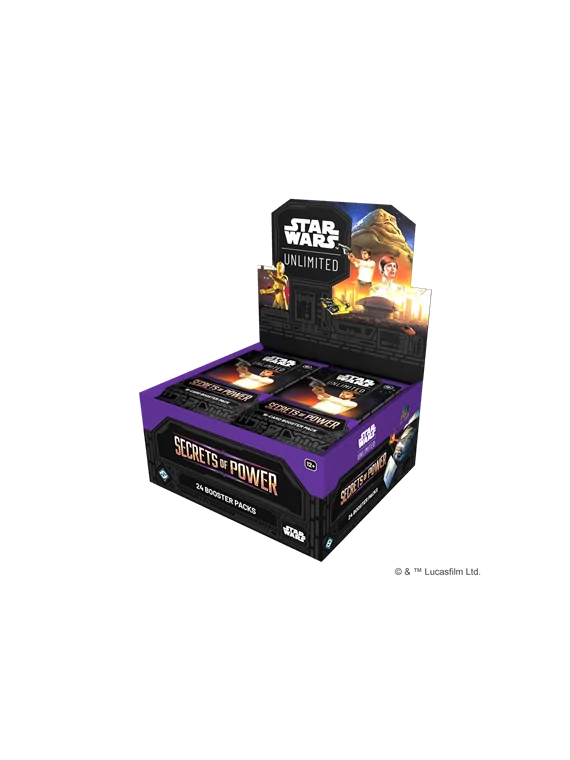Star Wars Unlimited: Secrets of Power Booster Display (24) de Fantasy Flight Games en Star Wars: Unlimited | La Cueva Roja