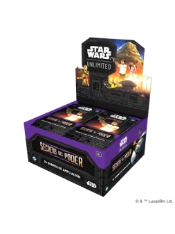 Star Wars Unlimited: Secretos del Poder Expositor Sobres (24) de Fantasy Flight Games en Star Wars: Unlimited | La Cueva Roja