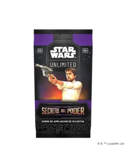 Star Wars Unlimited: Secretos del Poder Expositor Sobres (24) de Fantasy Flight Games en Star Wars: Unlimited | La Cueva Roja