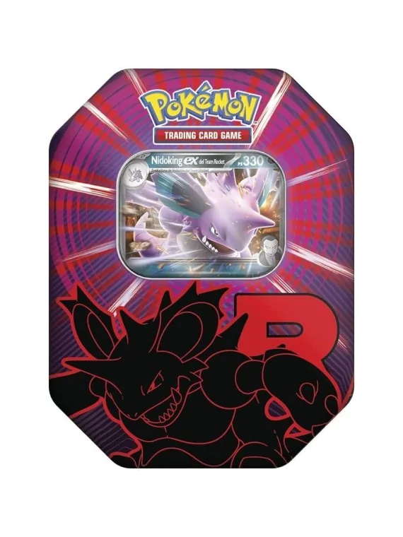 Pokemon TCG: Latas del Team Rocket Nidoking EX (ESP) de Bandai en Pokemon TCG | La Cueva Roja