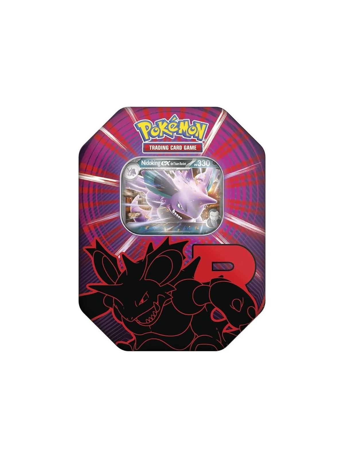 Pokemon TCG: Latas del Team Rocket Nidoking EX (ESP) de Bandai en Pokemon TCG | La Cueva Roja