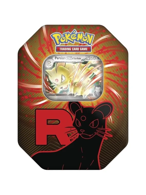Pokemon TCG: Latas del Team Rocket Persian EX (ESP) de Bandai en Pokemon TCG | La Cueva Roja