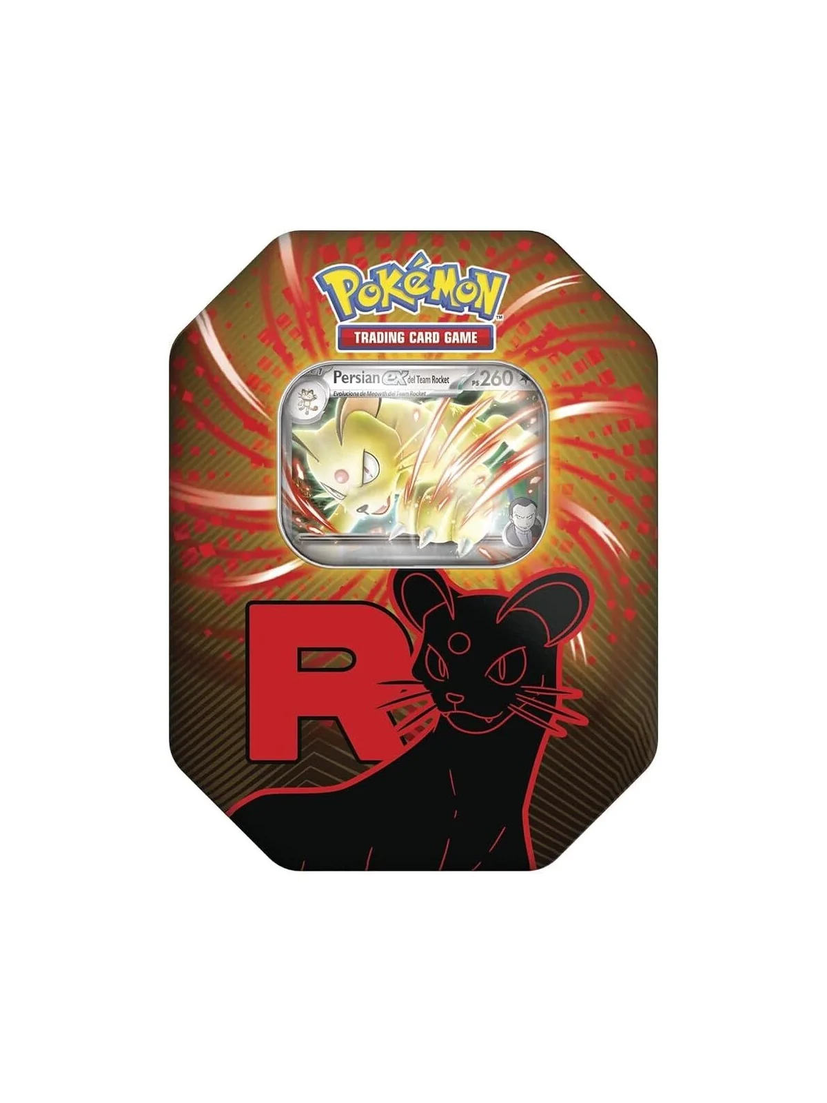 Pokemon TCG: Latas del Team Rocket Persian EX (ESP) de Bandai en Pokemon TCG | La Cueva Roja