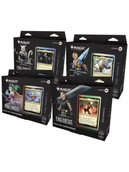 Magic the Gathering: Final Fantasy Mazo de Commander - Packs 4 Mazos (Ingles) de Wizards Of The Coast en Magic The Gathering | L