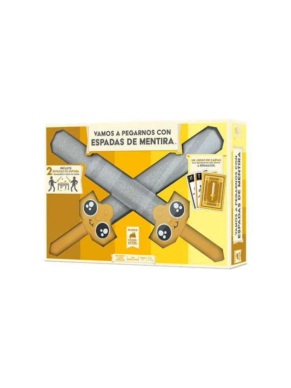 Vamos a Pegarnos con Espadas de Mentira de Exploding Kittens en Juegos de Tablero | La Cueva Roja