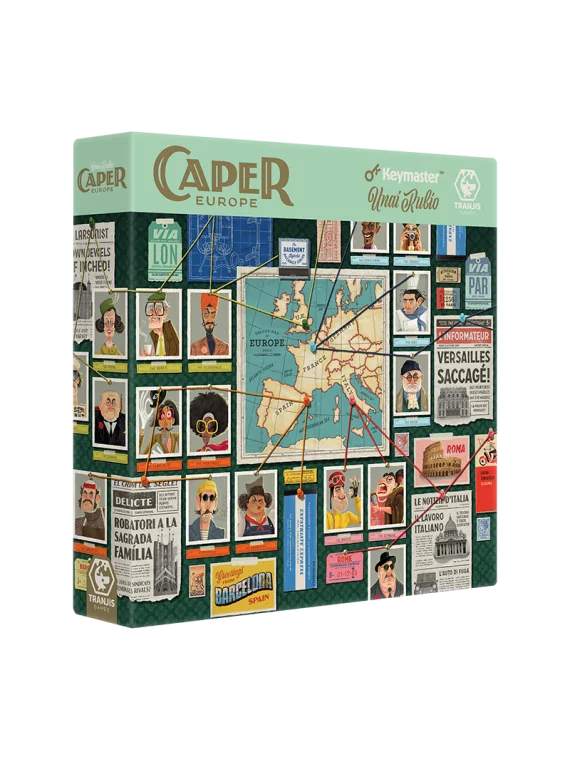 Caper Europe de Tranjis Games en Juegos de Tablero | La Cueva Roja
