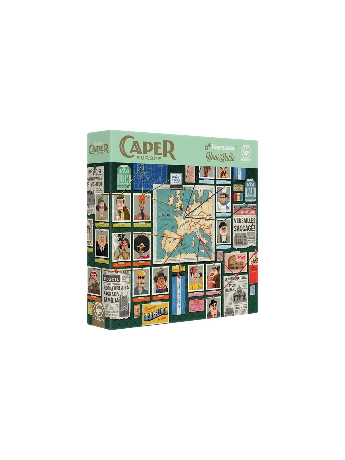 Caper Europe de Tranjis Games en Juegos de Tablero | La Cueva Roja