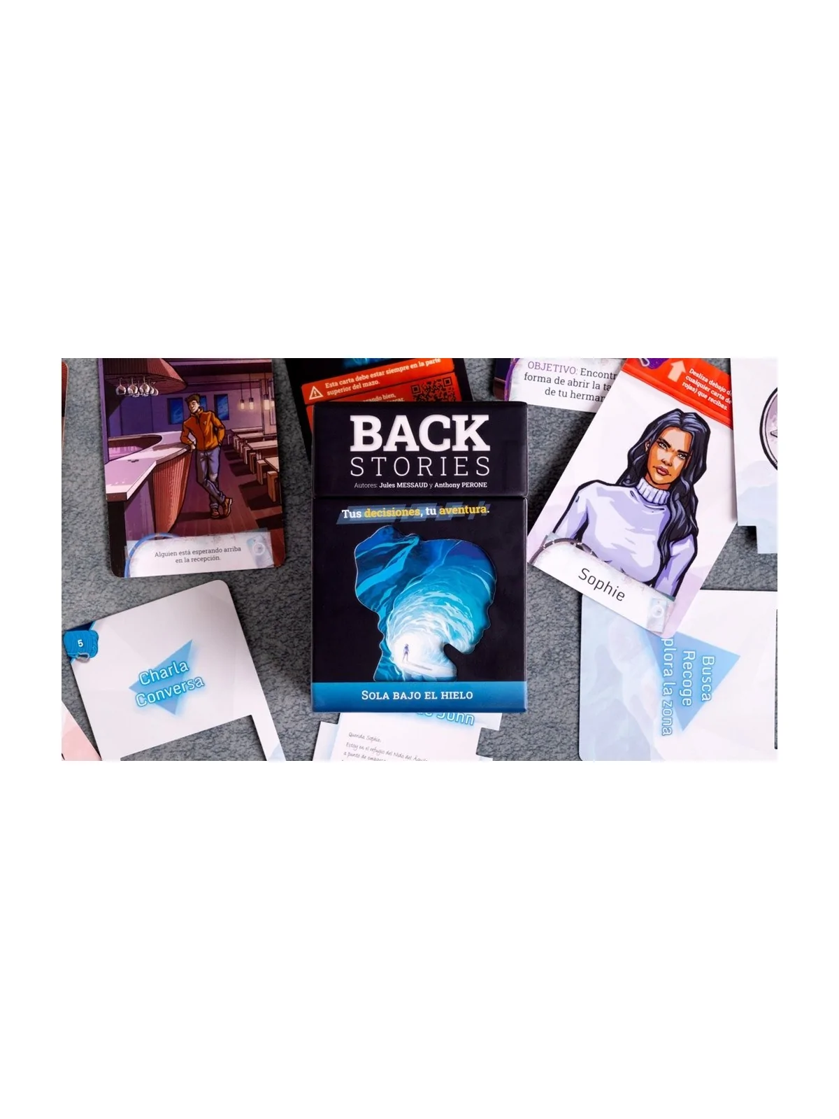 Back Stories 1: Sola Bajo el Hielo de Tranjis Games en Juegos de Tablero | La Cueva Roja