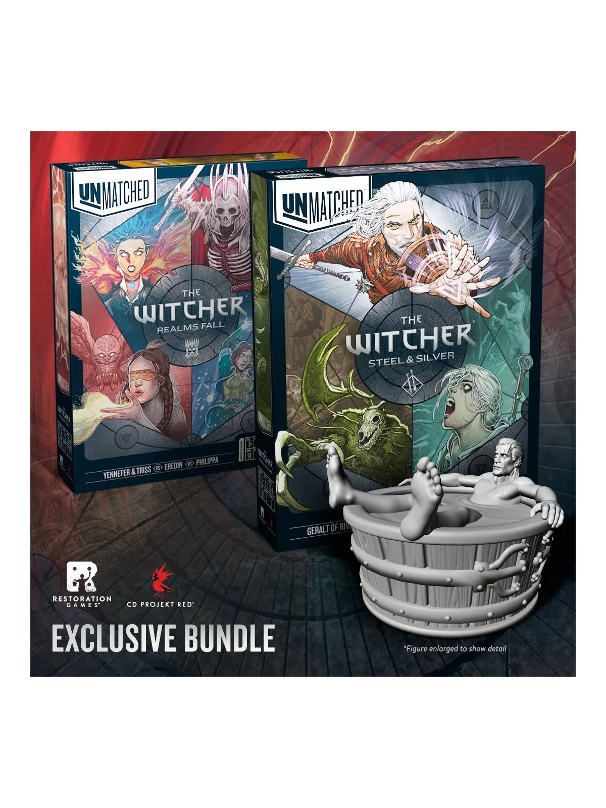 Pack Unmatched The Witcher de Restoration Games en Juegos de Tablero | La Cueva Roja