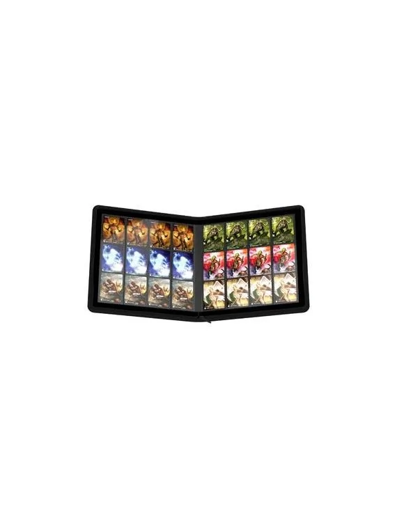 Ultimate Guard Zipfolio 480: 24 Pocket XenoSkin (Quadrow) - Negro de Ultimate Guard en Otros | La Cueva Roja