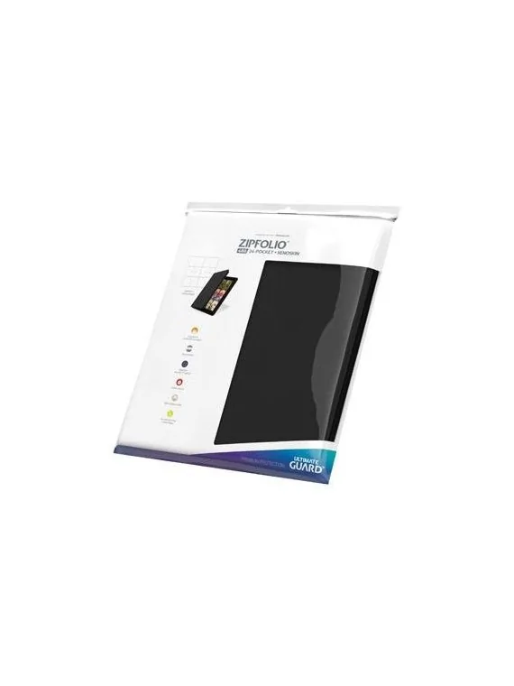 Ultimate Guard Zipfolio 480: 24 Pocket XenoSkin (Quadrow) - Negro de Ultimate Guard en Otros | La Cueva Roja