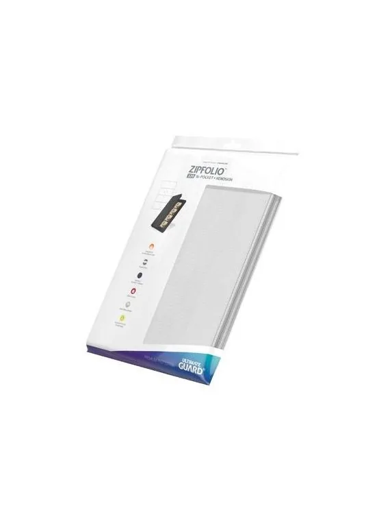 Ultimate Guard Zipfolio 320: 16 Pocket XenoSkin Blanco de Ultimate Guard en Otros | La Cueva Roja