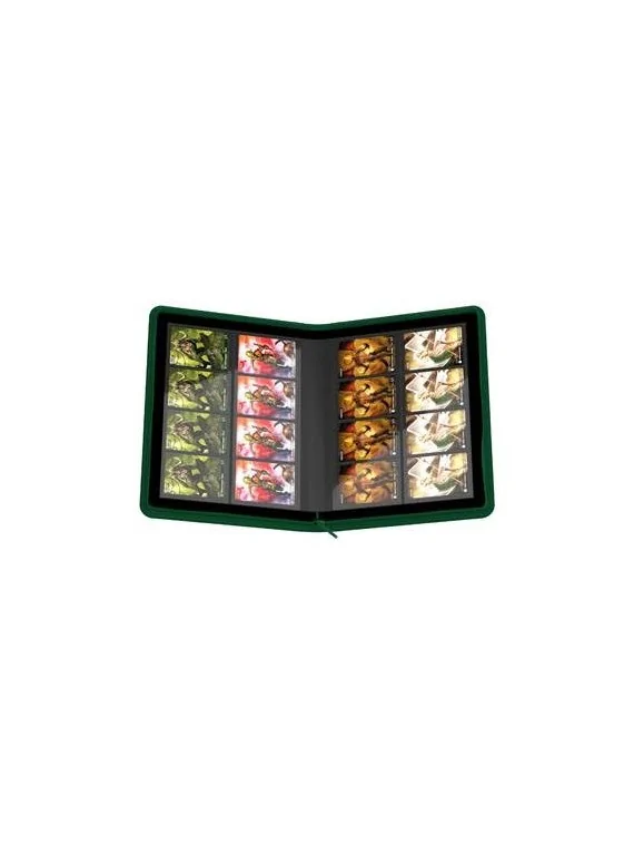 Ultimate Guard Zipfolio 320: 16 Pocket XenoSkin Verde de Ultimate Guard en Otros | La Cueva Roja