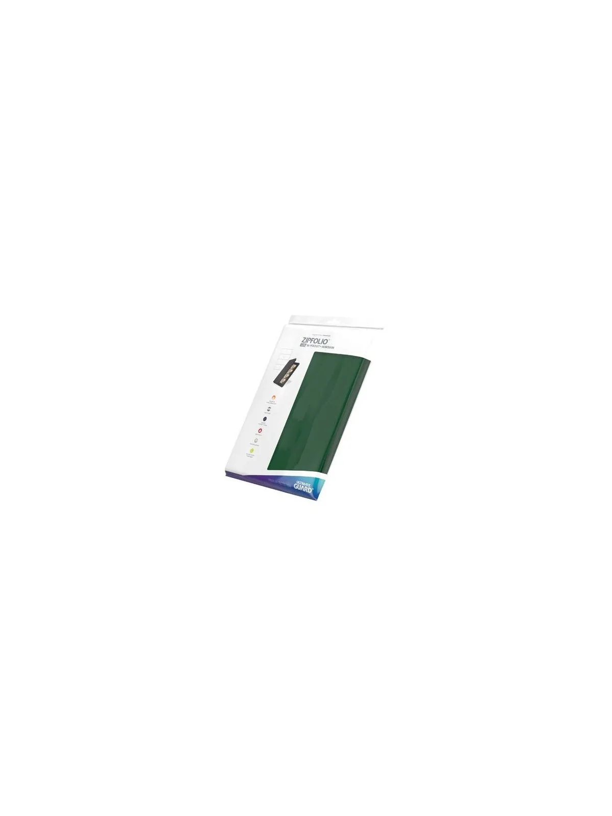 Ultimate Guard Zipfolio 320: 16 Pocket XenoSkin Verde de Ultimate Guard en Otros | La Cueva Roja