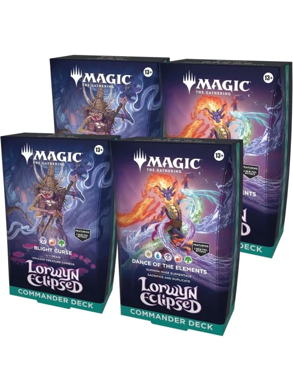 Magic the Gathering: Lorwyn Eclipsed Mazos de Commander Pack 2 de Wizards Of The Coast en Magic The Gathering | La Cueva Roja