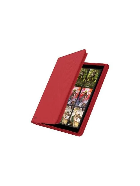 Ultimate Guard Zipfolio 480: 24 Pocket XenoSkin (Quadrow) - Rojo de Ultimate Guard en Otros | La Cueva Roja