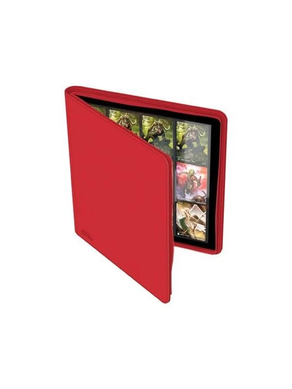 Ultimate Guard Zipfolio 480: 24 Pocket XenoSkin (Quadrow) - Rojo de Ultimate Guard en Otros | La Cueva Roja