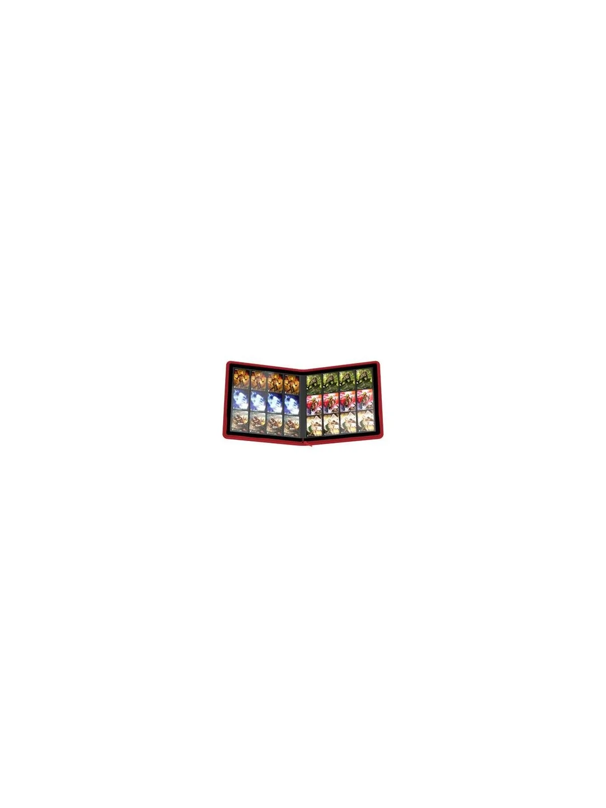 Ultimate Guard Zipfolio 480: 24 Pocket XenoSkin (Quadrow) - Rojo de Ultimate Guard en Otros | La Cueva Roja