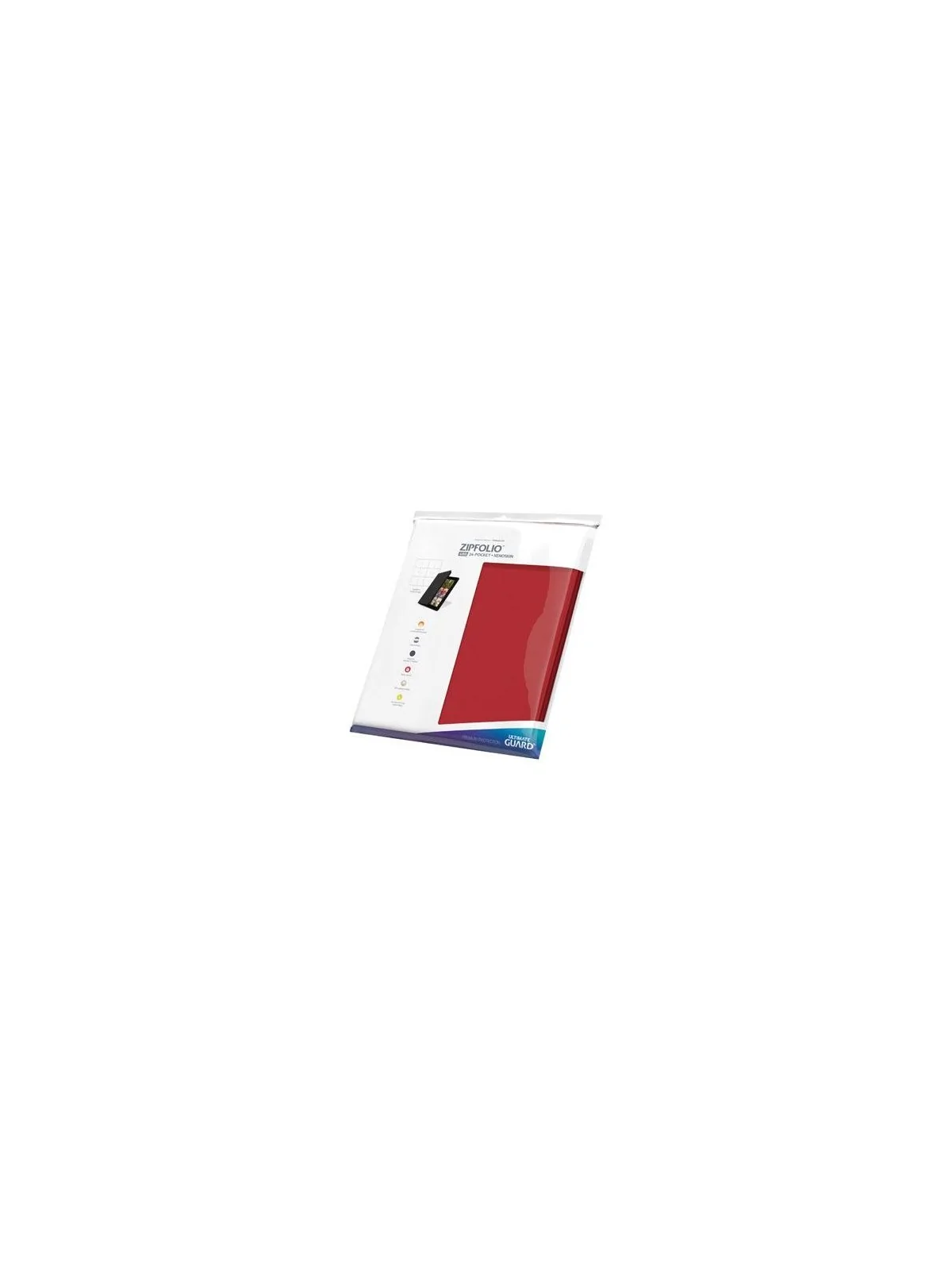 Ultimate Guard Zipfolio 480: 24 Pocket XenoSkin (Quadrow) - Rojo de Ultimate Guard en Otros | La Cueva Roja