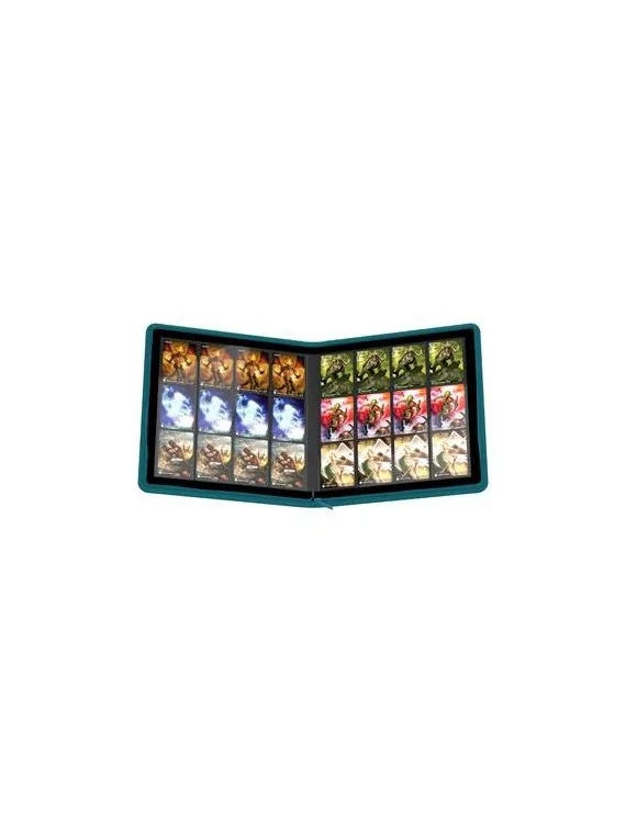 Ultimate Guard Zipfolio 480: 24 Pocket XenoSkin (Quadrow) - Gasolina Azul de Ultimate Guard en Otros | La Cueva Roja