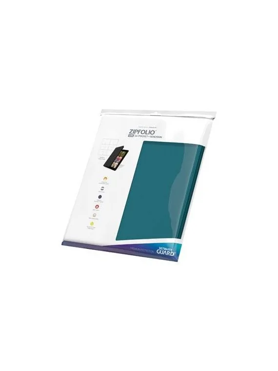 Ultimate Guard Zipfolio 480: 24 Pocket XenoSkin (Quadrow) - Gasolina Azul de Ultimate Guard en Otros | La Cueva Roja