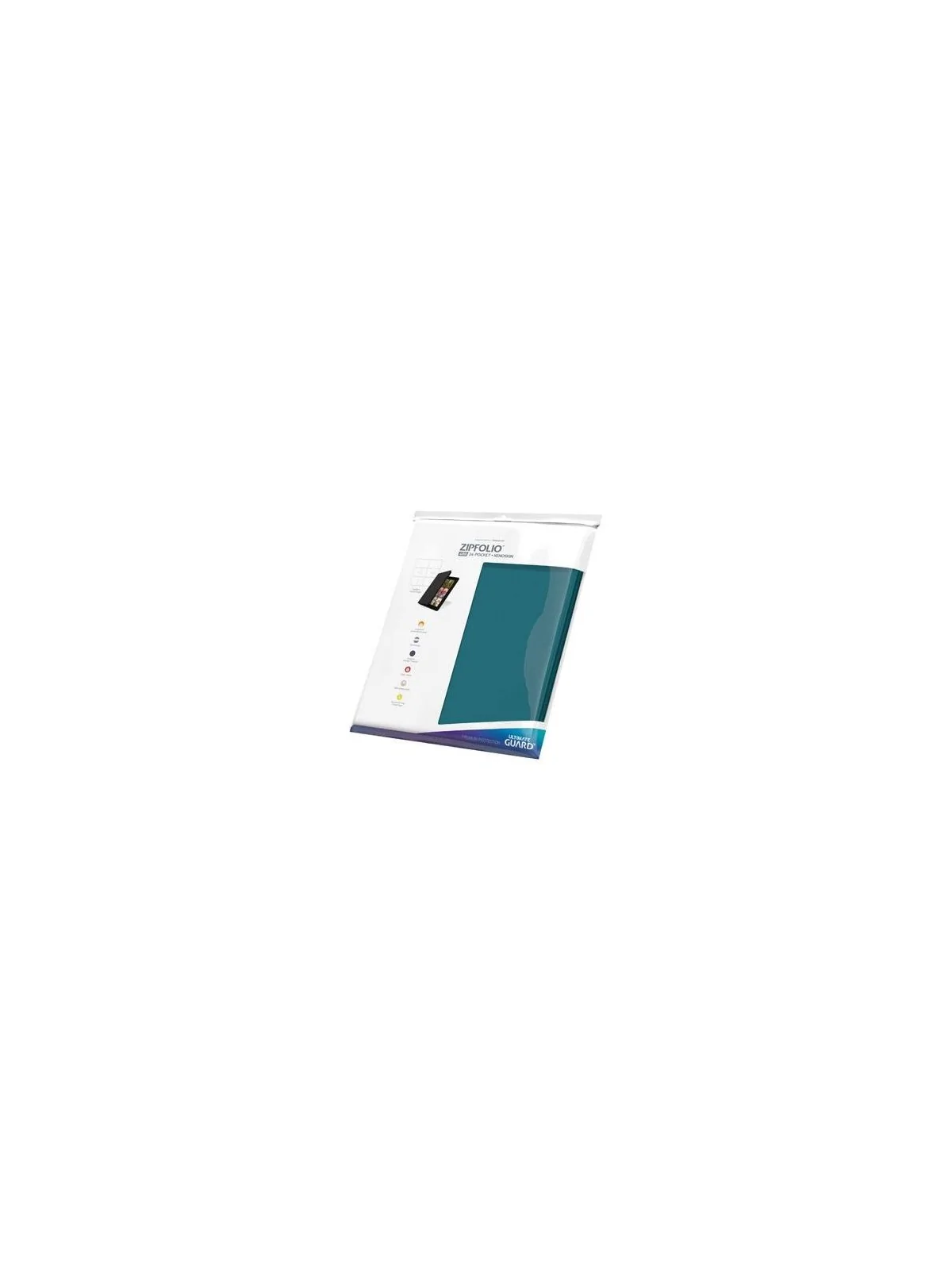 Ultimate Guard Zipfolio 480: 24 Pocket XenoSkin (Quadrow) - Gasolina Azul de Ultimate Guard en Otros | La Cueva Roja