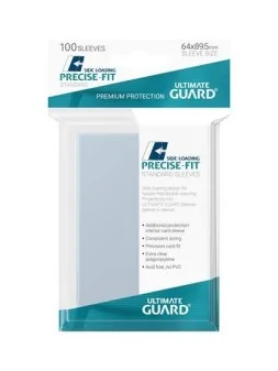 Ultimate Guard Precise-Fit Sleeves Side: Loading Fundas Tamaño Estándar Transparente (100) de Ultimate Guard en Fundas | La Cuev