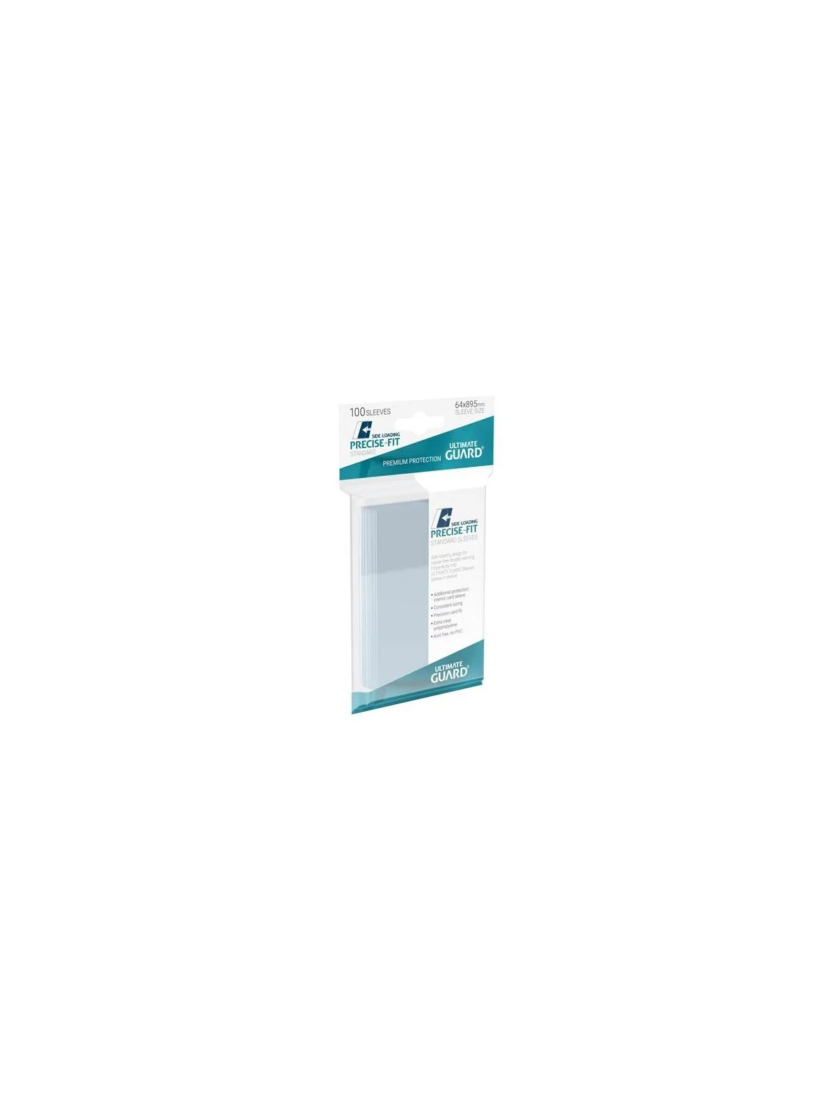 Ultimate Guard Precise-Fit Sleeves Side: Loading Fundas Tamaño Estándar Transparente (100) de Ultimate Guard en Fundas | La Cuev