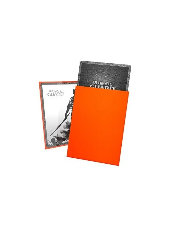 Ultimate Guard Katana Sleeves Tamaño Estándar Naranja (100) de Ultimate Guard en Fundas | La Cueva Roja