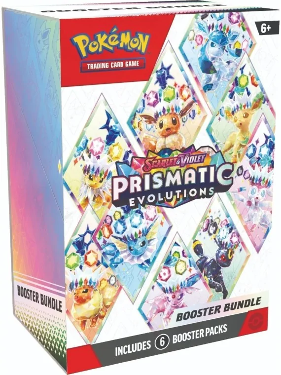Pokémon TCG: Prismatic Evolutions: Booster Bundle (Ingles) de Bandai en Pokemon TCG | La Cueva Roja