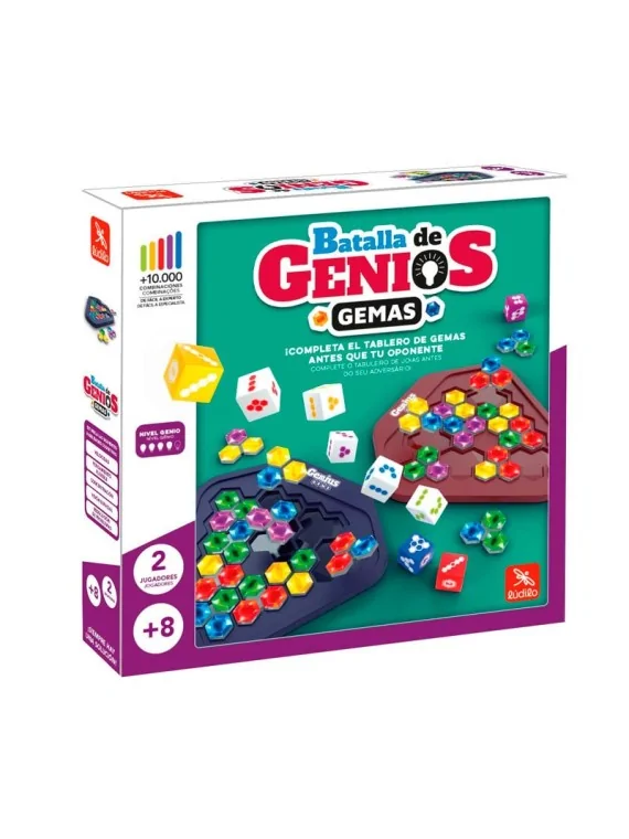 Batalla de Genios Gemas de Ludilo en Juegos de Tablero | La Cueva Roja