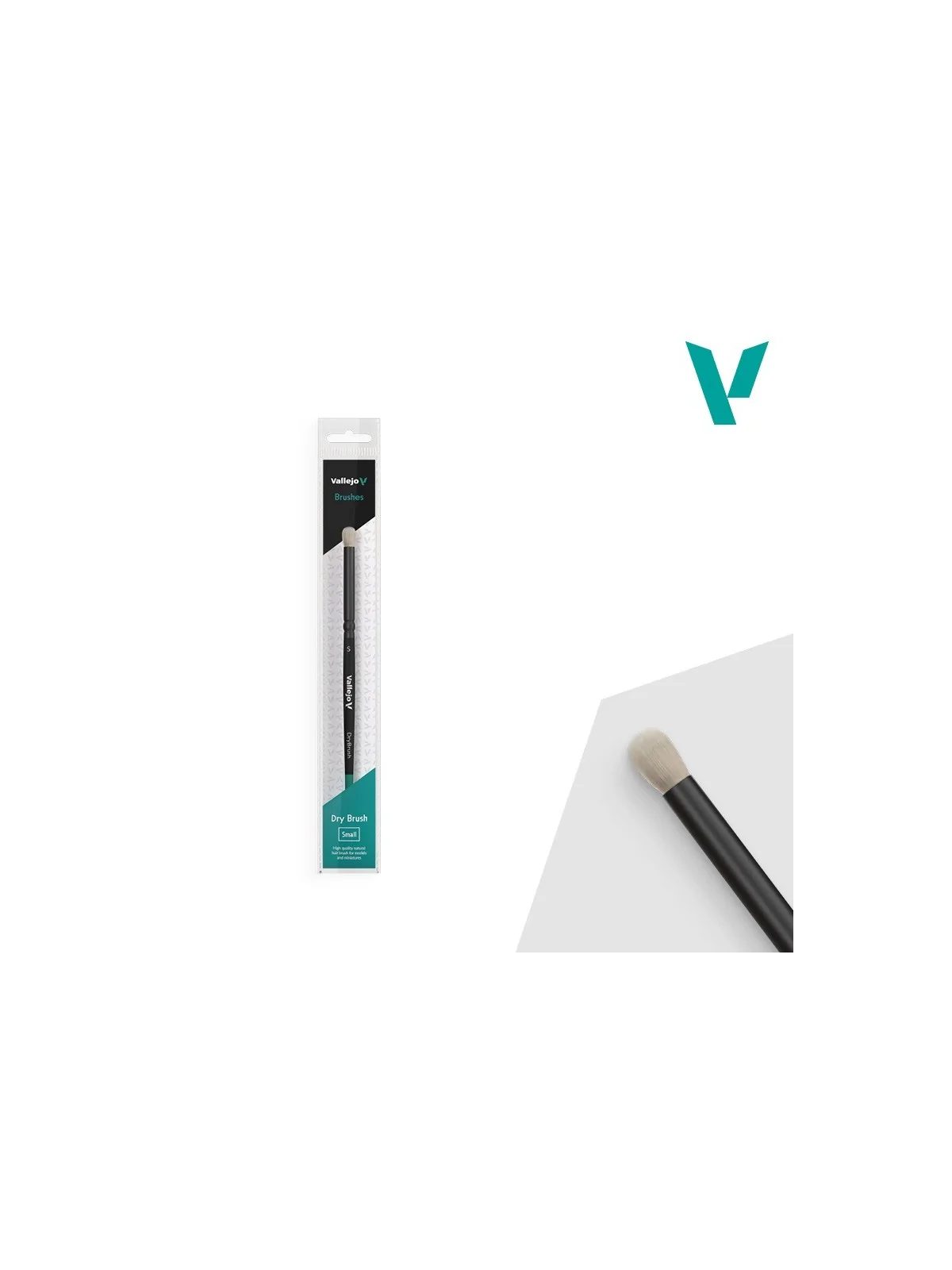 Vallejo Dry Brush Pelo Natural Small (B07001) de Vallejo en Vallejo | La Cueva Roja