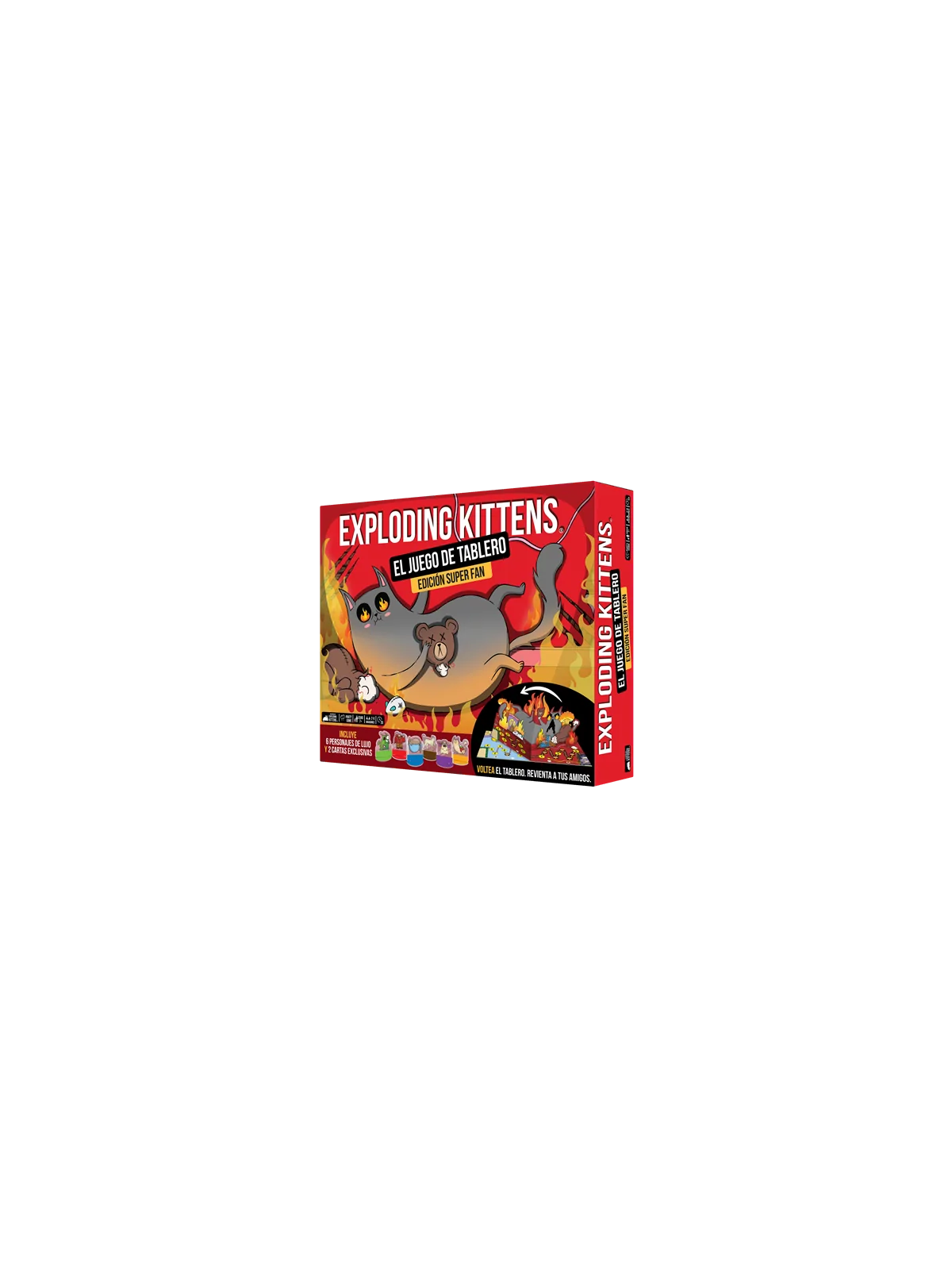 Exploding Kittens: The Board Game Super Fan Ed. de Exploding Kittens en Juegos de Tablero | La Cueva Roja