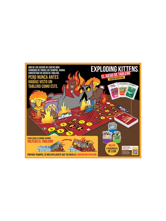 Exploding Kittens: The Board Game Super Fan Ed. de Exploding Kittens en Juegos de Tablero | La Cueva Roja