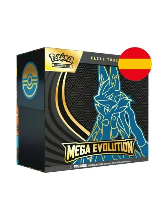 Pokemon TCG: Caja de Entrenador Elite Pokemon Megaevolución Negra (ES) de Bandai en Pokemon TCG | La Cueva Roja