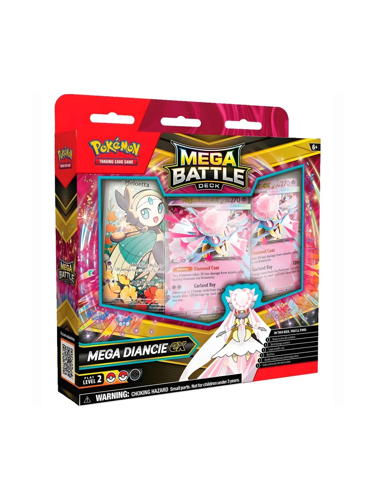 Pokemon TCG: Mega Battle Deck: Mega-Diance EX (ES) de Pokémon en Pokemon TCG | La Cueva Roja
