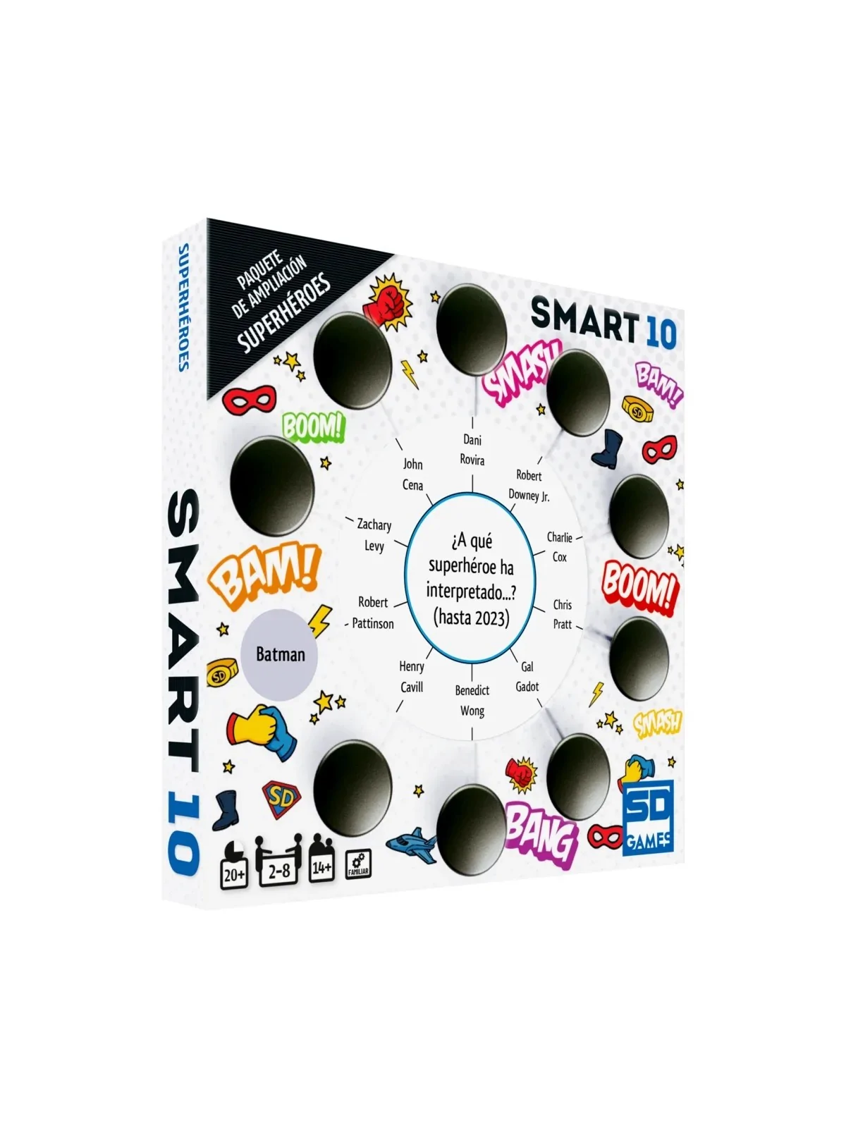 Smart 10: Superhéroes de SD GAMES en Juegos de Tablero | La Cueva Roja