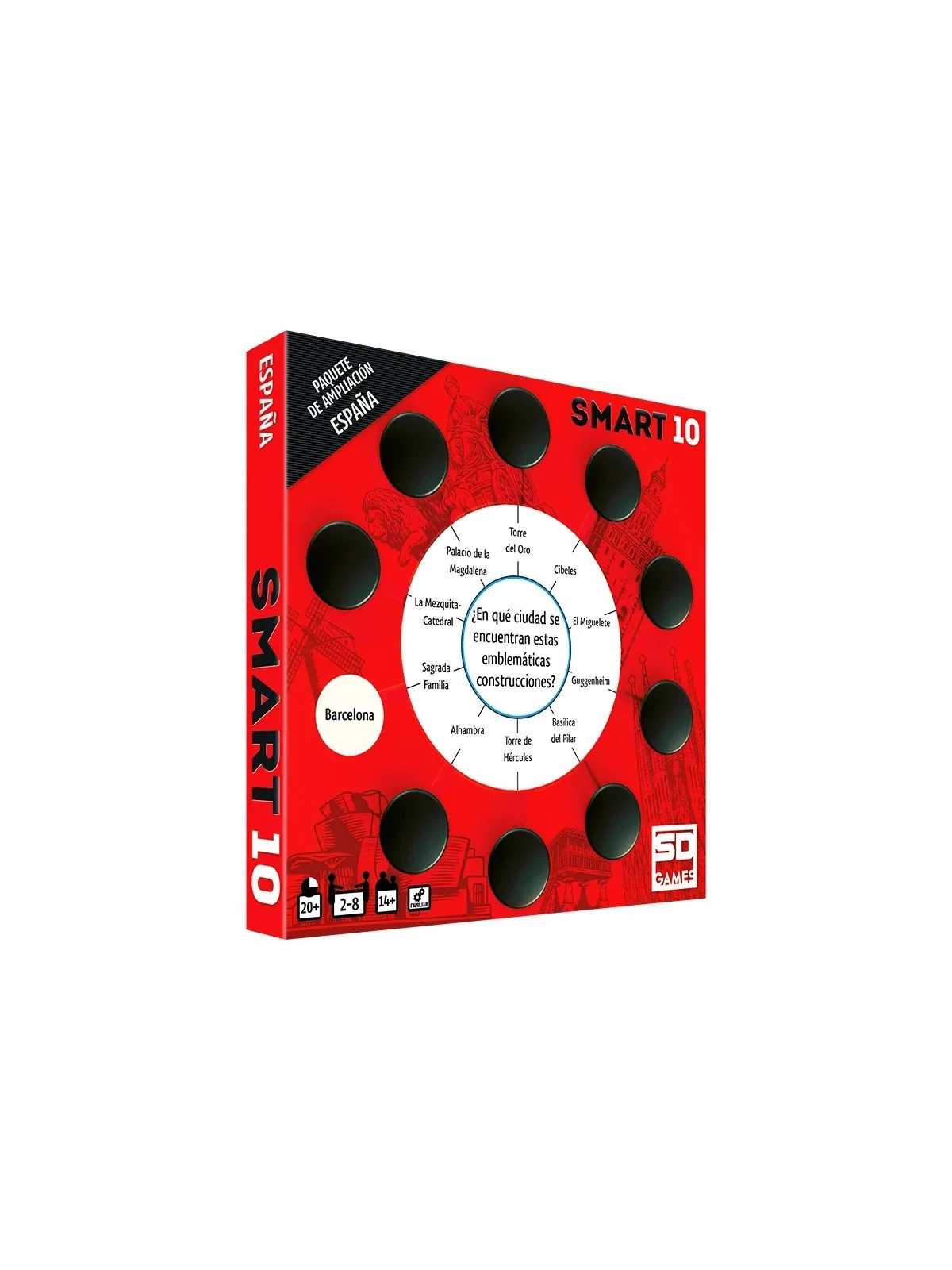 Smart 10: España - Paquete de Ampliación de SD GAMES en Juegos de Tablero | La Cueva Roja