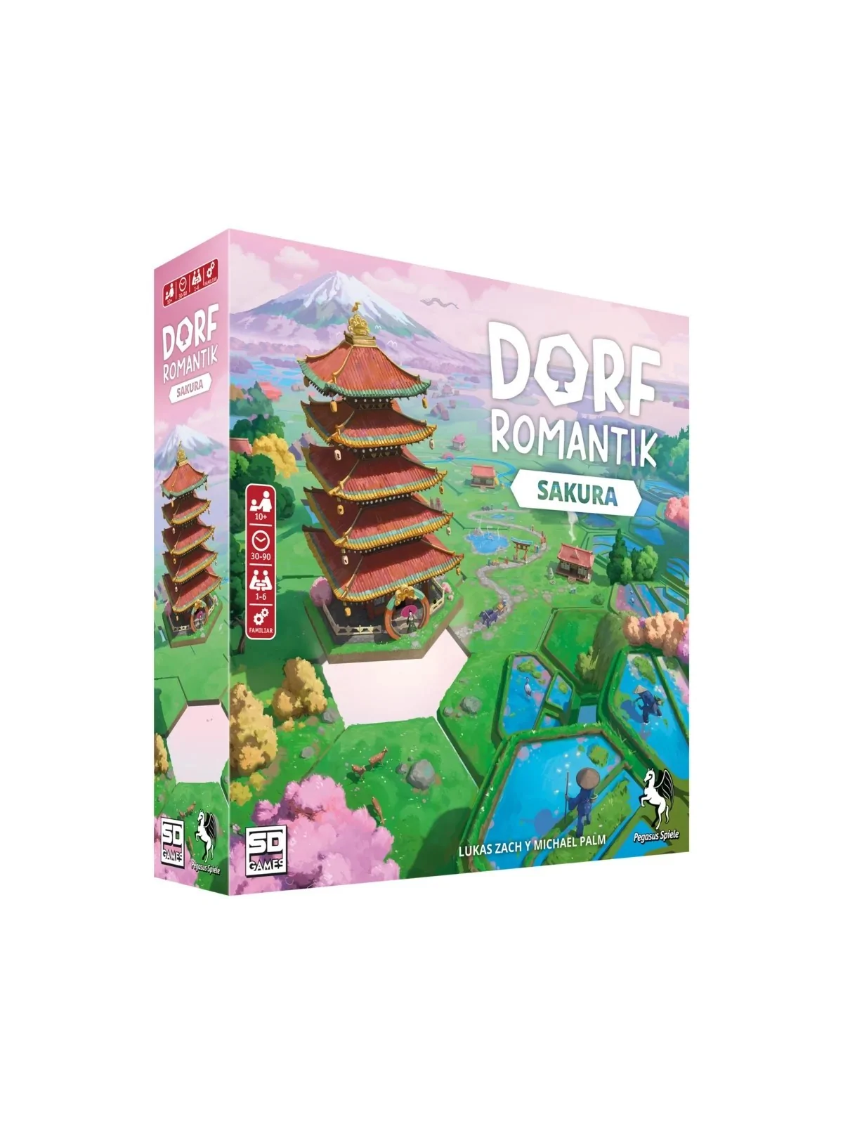Dorfromantik: Sakura de SD GAMES en Juegos de Tablero | La Cueva Roja