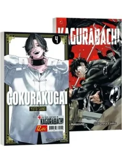 Gokurakugai 04 + Kagurabachi 01 (Pack Especial) de Planeta Comic en Mangas | La Cueva Roja