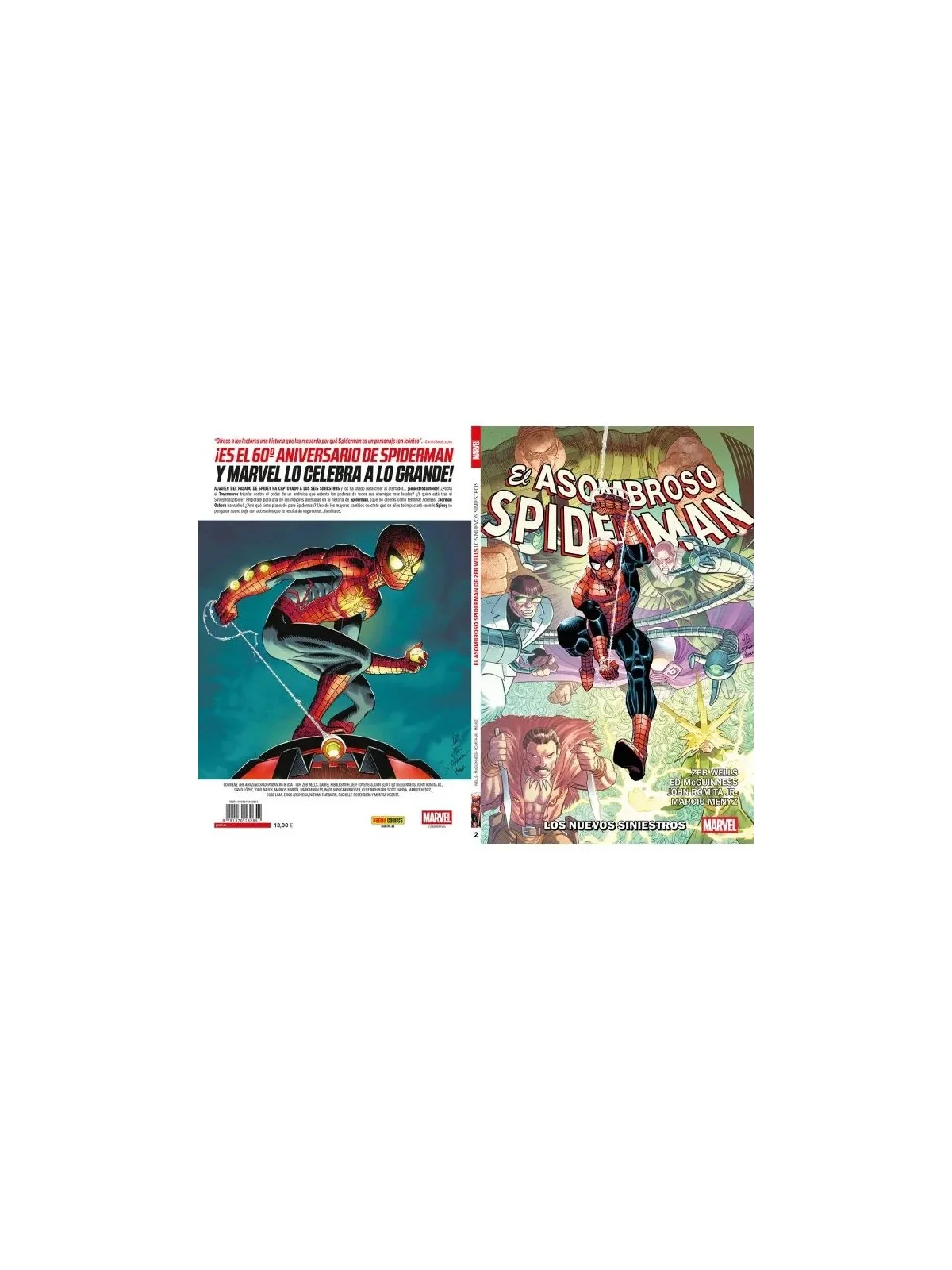 Marvel Premiere: El Asombroso Spiderman de Zeb Wells 2 de Panini Comics en Cómics Americano | La Cueva Roja