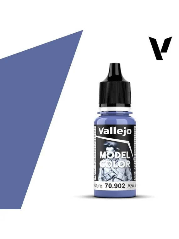Azul Azur Model Color Vallejo 18 ml (70902) de Vallejo en Model Color | La Cueva Roja