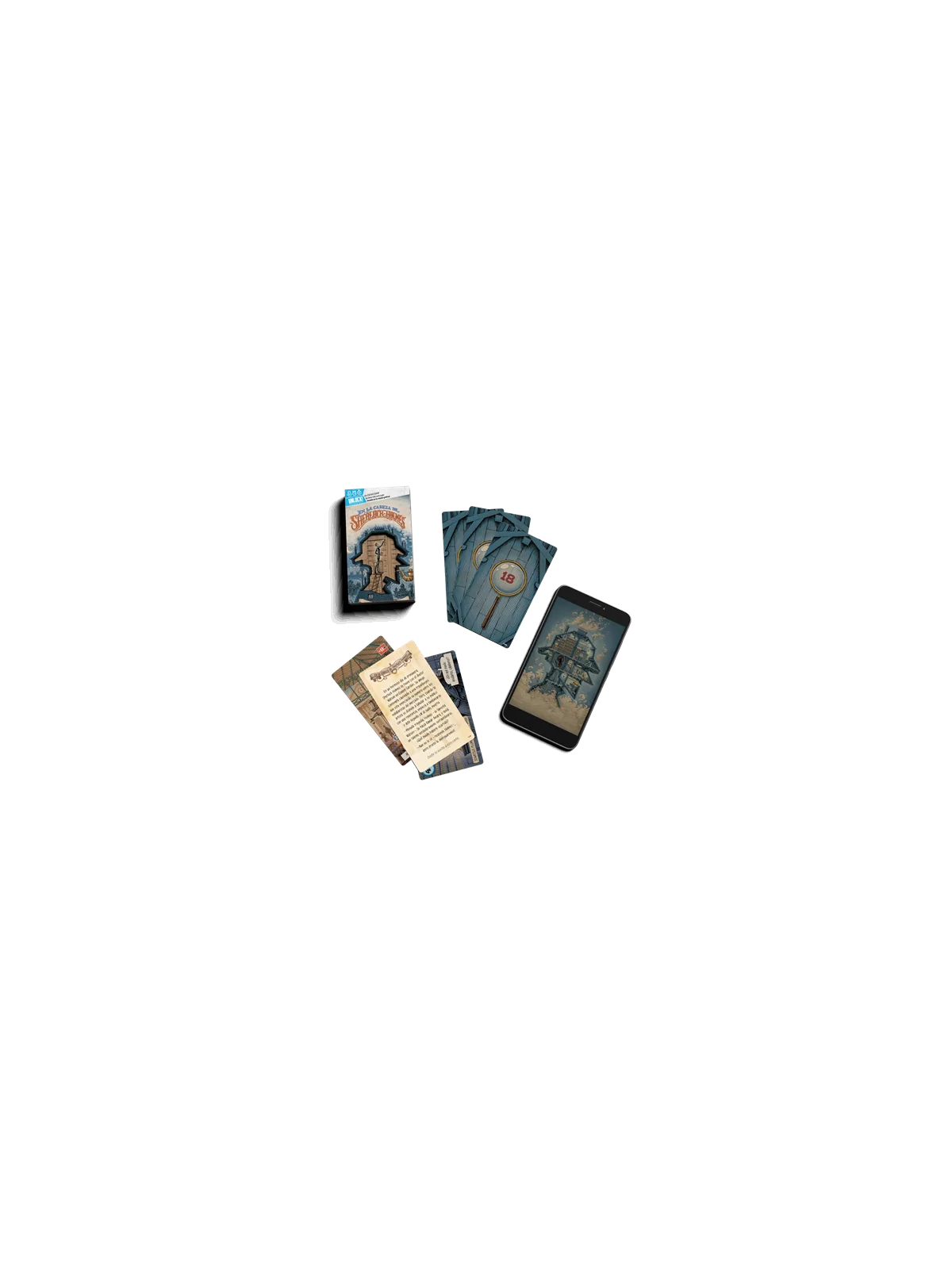 Unlock! Mini En la cabeza de Sherlock Holmes de Space Cowboys en Juegos de Cartas | La Cueva Roja