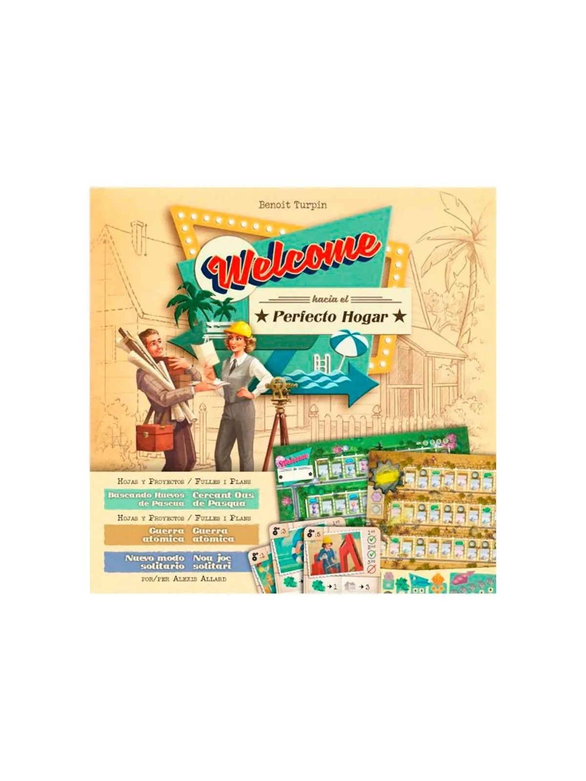 Welcome Hacia el Perfecto Hogar: Huevos de Pascua y Guerra Atómica de SD GAMES en Juegos de Cartas | La Cueva Roja