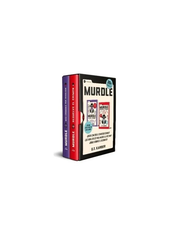 Estuche Murdle: Vol.1 + Vol.2 + Libreta de Deducciones de Temas de Hoy Ediciones en Novelas | La Cueva Roja