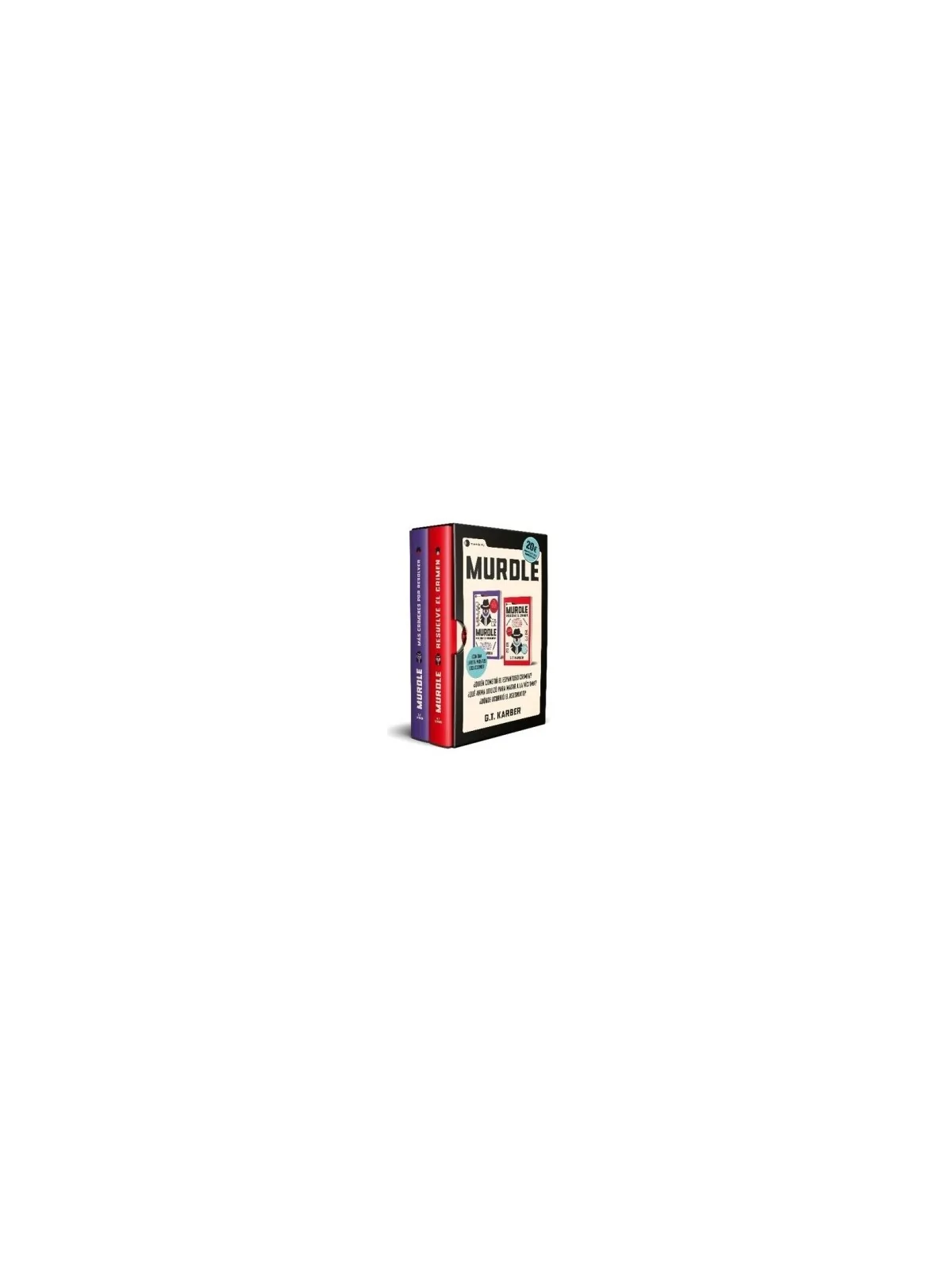 Estuche Murdle: Vol.1 + Vol.2 + Libreta de Deducciones de Temas de Hoy Ediciones en Novelas | La Cueva Roja