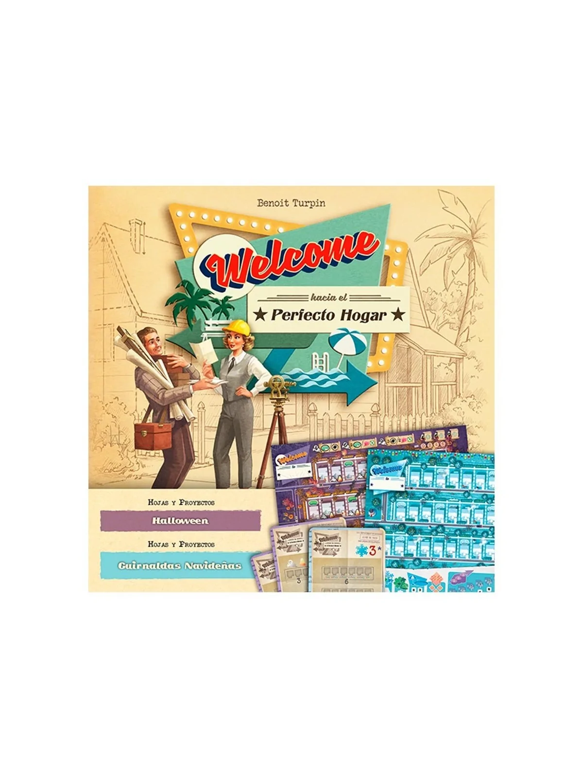 Welcome Hacia el Perfecto Hogar: Halloween y Guirnaldas Navideñas de SD GAMES en Juegos de Cartas | La Cueva Roja
