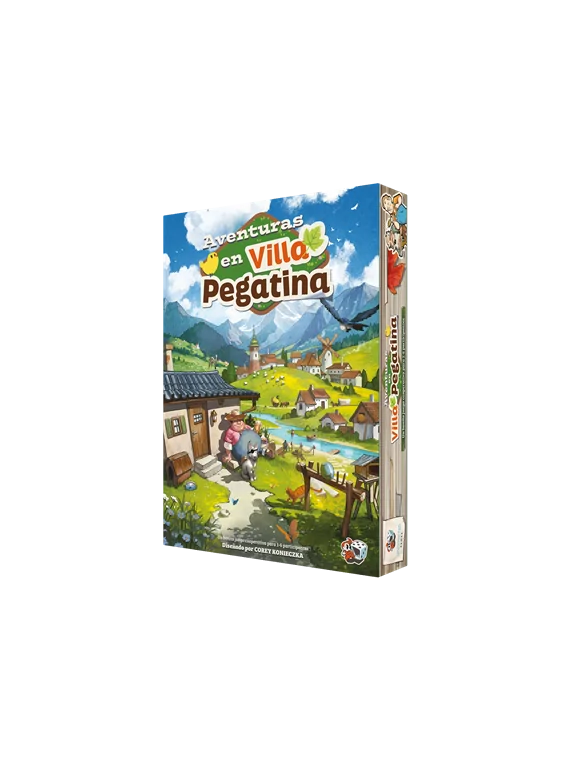 Aventuras en Villa Pegatina de Unexpected Games en Juegos de Tablero | La Cueva Roja